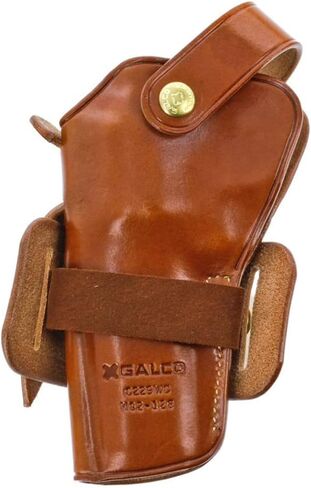 WG2-126 Wheelgunner 2.0 Leather Belt Holster متوافق مع Smith & Wesson N FR .44 Model 29/629 4 "، Ambidextros ، Tan Finish in Saudi Arabia