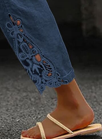Acelitt Women Casual Lightweight Drawstring Elastic Waist Pants with Pockets, S-XXL in Saudi Arabia