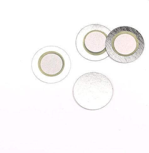 100pcs 12mm 20mm 27mm Thickness 0.33mm Iron Copper Piezo Disc for Buzzer Pressure Sensor Speaker DIY Electronic(12MM Copper) in Saudi Arabia