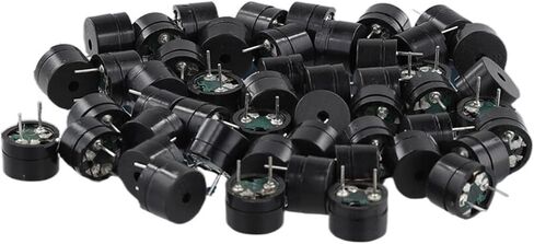 50pcs إنذار الجرس السلبي AC/2KHz 3V 5V 9V 12V سلبي مكبر صوت صاخب المعاوقة الكهرومغناطيسية 16 أوم ساذج متحدث in Saudi Arabia