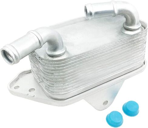 PartsFlow Engine Oil Cooler For 2005-2012 Audi A4/A4 Quattro/A5/A5 Quattro/A6/A7 Quattro/Q5/Q7/S4/S5 For 2011-2012 Volkswagen Touareg 06E117021G in Saudi Arabia