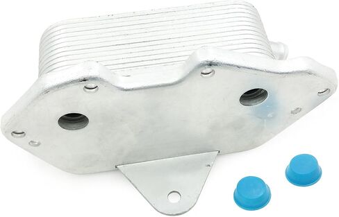 PartsFlow Engine Oil Cooler For 2005-2012 Audi A4/A4 Quattro/A5/A5 Quattro/A6/A7 Quattro/Q5/Q7/S4/S5 For 2011-2012 Volkswagen Touareg 06E117021G in Saudi Arabia