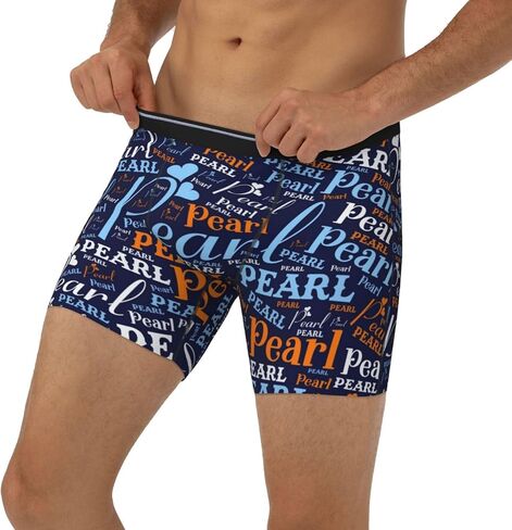 Artsadd Custom Mens Boxer Briefs Customized Funny Underwear Personalized Boxers Gifts for Boyfriend Husband Him in Kuwait