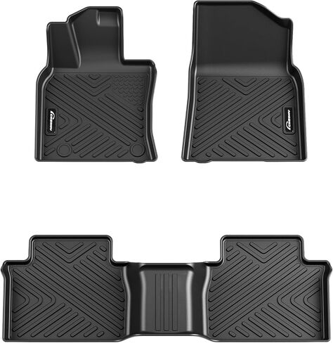 Floor Mats for Toyota Camry 2012 2013 2014 2015 2016 2017, All Weather Car Floor Mats Fit Front 1st & 2nd Row, Black in Saudi Arabia