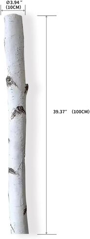 Birchtree Night Light ، جذع البتولا ، شجرة البتولا المضاءة للأدوار الداخلية في الهواء الطلق عيد الميلاد عيد الفصح الشجرة ديكور حفل زفاف (بتولا أبيض ، 39.37 "الطول) in Saudi Arabia