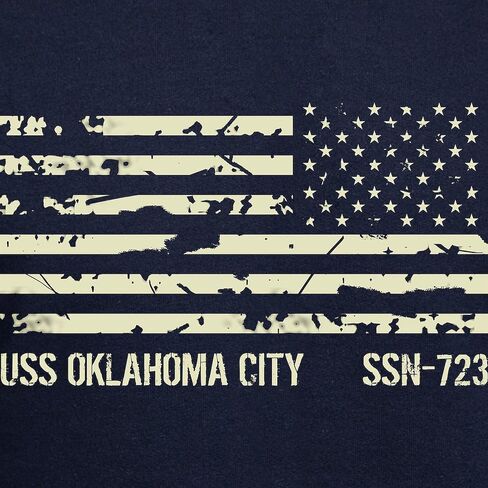 Cafepress USS Oklahoma City Hoodie (Dark) Men Rgular Fit Hoodie in Saudi Arabia