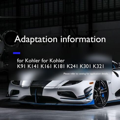 238057s سلك توصيل شرارة متوافق مع Kohler K91 4 HP ، K141 6 HP ، K161 7 HP ، K181 8 HP ، K241 10 HP ، K301 12 HP ، K321 14 HP ، K341 16 HP ، K361 18 HP ، K532 20 HP ، K582 23 HP ، in Kuwait