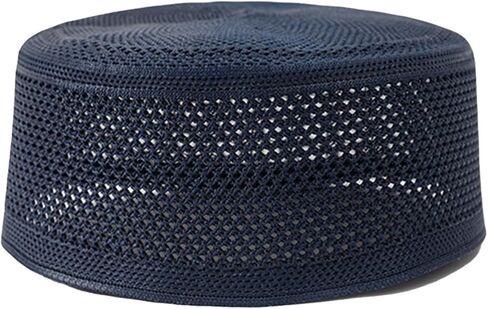 Men Prayer Hat Knitted Arabia Hat Breathable Meshed Kufi Caps Skull Hat Arabia Indian Turban Hat in Kuwait