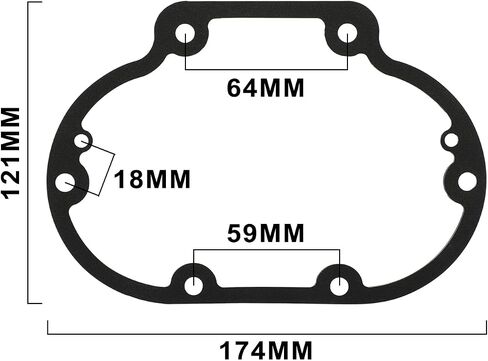 Clutch Hub Release Cover Gasket for 36805-06 All Twin Cam Dyna Touring Softail 2007-Up in Saudi Arabia