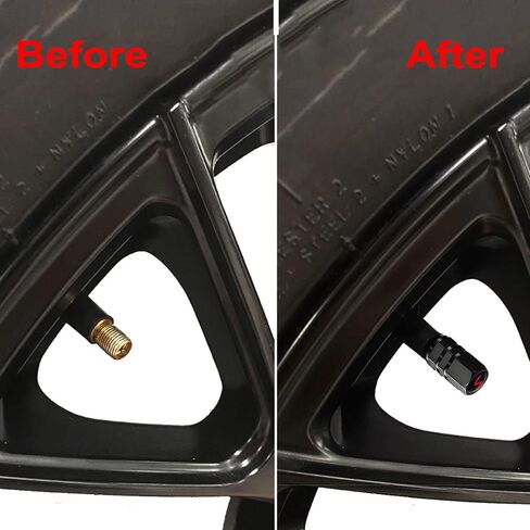 Aluminum Car Tire Valve Stem Caps Compatible with Mini Cooper S Countryman S Clubman S Car Wheel Valve Covers Accessories Universal for Car, SUV, Bike and Motorcycle (S) in Kuwait
