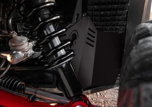 Superatv Black Inner Fender Guards متوافق مع 2016-2021 Honda Pioneer 1000/1000-5 | البراغي مباشرة إلى الإطار | طلاء الألومنيوم | بعض الحفر المطلوبة | صنعت الولايات المتحدة الأمريكية in Saudi Arabia