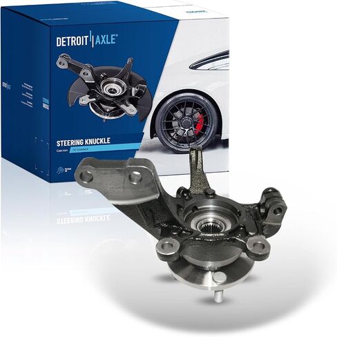 Detroit Axle - Front Right Steering Knuckle Wheel Bearing Hub for 2013-2019 Nissan Versa Note, Passenger Side Steering Knuckle Wheel Bearing Hub Assembly 2014 2015 2016 2017 2018 Replacement in Saudi Arabia