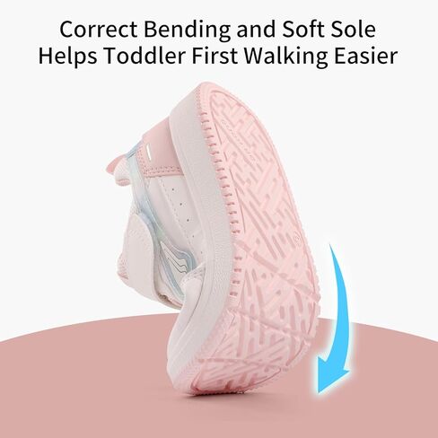 Dr Kong Toddler Boys Girls Shoes Comfortable Casual Fashion Tennis Sneaker Adjustable Strap Walking Running Athletic Sneakers for Toddlers and Little Kids in Kuwait