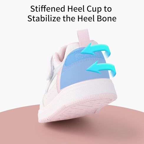 Dr Kong Toddler Boys Girls Shoes Comfortable Casual Fashion Tennis Sneaker Adjustable Strap Walking Running Athletic Sneakers for Toddlers and Little Kids in Kuwait