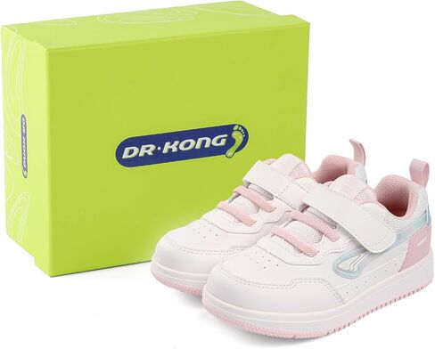 Dr Kong Toddler Boys Girls Shoes Comfortable Casual Fashion Tennis Sneaker Adjustable Strap Walking Running Athletic Sneakers for Toddlers and Little Kids in Kuwait