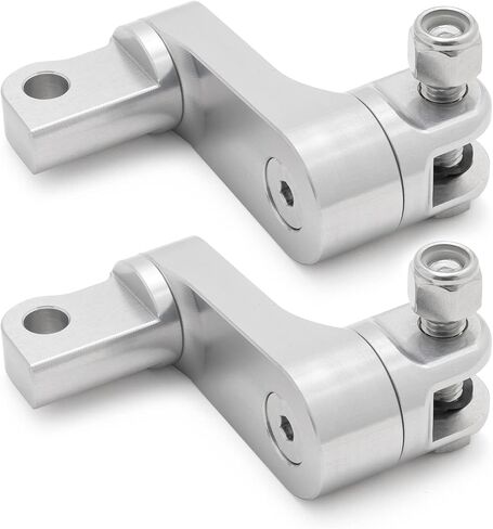 TOFR CNC Driver Passenger Male Mount Foot Foot Foot Rest Extensions for Harley Softail Sportster Dyna Touring Road King Street Glide Chopper Move 2-3/5 "Over 2" Forward in Kuwait
