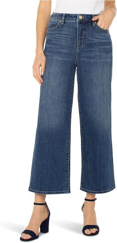 Liverpool Women's Stride High-Rise Crop Wide Jeans 26" Inseam in Saudi Arabia