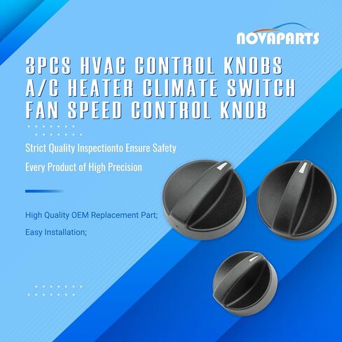 3PCS HVAC Control Knobs A/C Heater Climate Climate Switch Control Control for 2006 2007 2008 Mazda 6 GV2W-61-195 GV3A-61-195 (Black) in Saudi Arabia