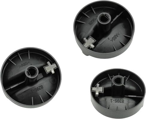 3PCS HVAC Control Knobs A/C Heater Climate Climate Switch Control Control for 2006 2007 2008 Mazda 6 GV2W-61-195 GV3A-61-195 (Black) in Saudi Arabia
