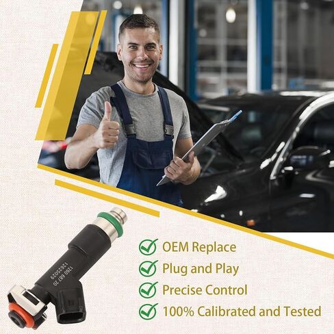 GM12625029 OE 2.4L Fuel Injectors,Compatible with/Chevy 2.4 Malibu HHR Cobalt 2008-2012,Compatible with/Pontiac G6 2009 2010 2011 |4 Holes| |Set of 4|#12602480 in Saudi Arabia