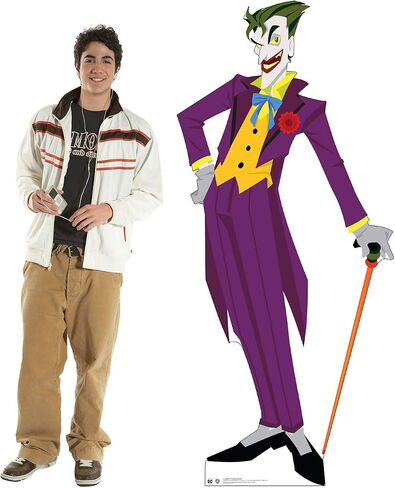 Cardboard People The Joker Life Size Cardboard Cutout Standup in Saudi Arabia