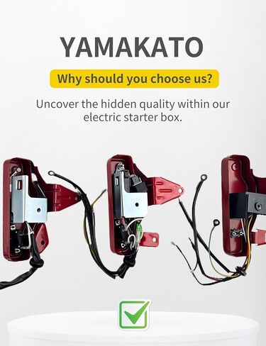 YAMAKATO Key Switch Box for Honda GX240 GX270 Gx340 GX390 8HP 9HP 11HP 13HP, Ignition Starter Control Box for Honda Clones 240cc-420cc w/Keys in Saudi Arabia