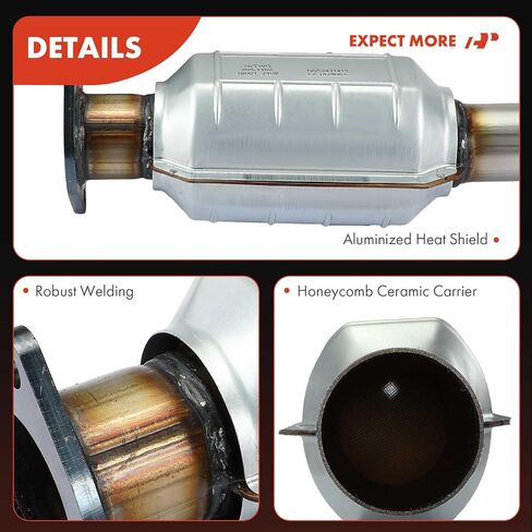 محول الحفاز الخلفي A-premium مع مجموعة طعمة مباشرة ملائمة مع Mazda 5 2006-2010 2012-2015 ، 2.3L 2.5L ، E.P.A. متوافق in Saudi Arabia