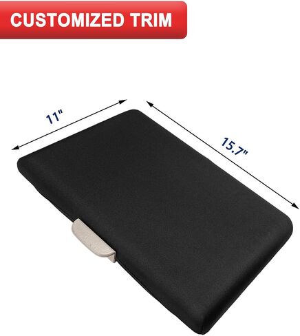 KBH Center Console Armrest Cover for Ford F250 F350 1999 2000 2001 2002 2003 2004 2005 2006 2007 2008 2009 2010, Middle Console Lid Protector, Polyester, Black (Fits Jump Seat Console Only) in Saudi Arabia