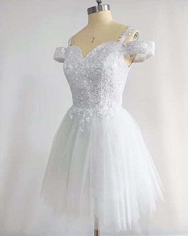 Sparkly Lace Applique Homecoming Dresses for Teens Short A-Line Puffy Glitter Tulle Formal Prom Dress in Saudi Arabia