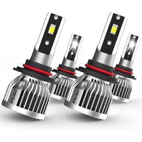 9005 9006 مصابيح LED مجموعة التحرير والسرد ، 24000 Lumens 120W Super Bright HB3 HB4 LED LED Combo 6500K ، Pack of 4 (9005 9006 Combo) ، spbrtbub in Saudi Arabia