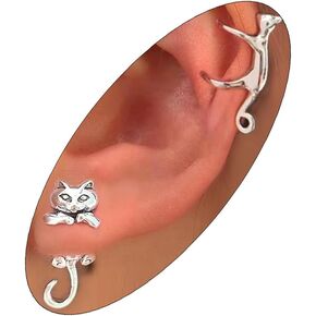 Coiris Fun Earrings for Women 3d Cool Cute Earrings Sliver Animal Post Studs Earrings Unique Cheap Funny Stuff Trendy Birthday Christmas Jewelry Gifts for Her in Saudi Arabia