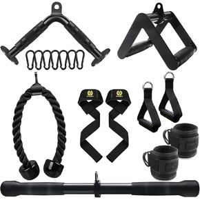 Cable Machine Attachment LAT Pulldown Attachments Cable Machine Accessories for Home Gym in Kuwait