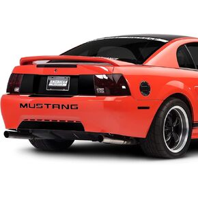 SEC10 Lower Rear Valance Accent; Matte Black Compatible for 99-04 Mustang GT, V6, Mach 1; 1999 Mustang Cobra in Saudi Arabia