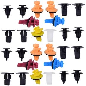 2 Sets Bumper Fender Door Panel Trim Body Mould Flare Clip Compatible for Toyota Prado 120 in Kuwait