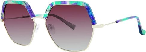 kensie Women's Feel Pretty Mermaid Marble 57-16-135 Octagonal Sunglasses, 57mm in Saudi Arabia