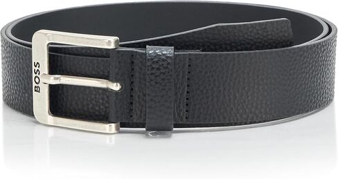 BOSS Men's Jemio Square Buckle Leather Belt in Saudi Arabia