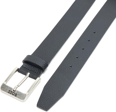 BOSS Men's Jemio Square Buckle Leather Belt in Saudi Arabia