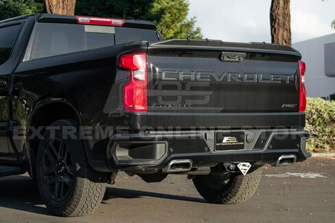 استبدال لعام 2019-شيفروليه سيلفرادو 1500 | GMC Sierra 1500 Models Street Series ABS Plastic-Matte Black الخلفية الخلفية الغطاء الجناح الجناح المفسد المفسد-458-ABS in Saudi Arabia