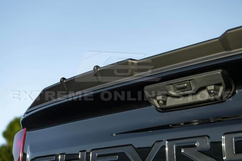 استبدال لعام 2019-شيفروليه سيلفرادو 1500 | GMC Sierra 1500 Models Street Series ABS Plastic-Matte Black الخلفية الخلفية الغطاء الجناح الجناح المفسد المفسد-458-ABS in Saudi Arabia