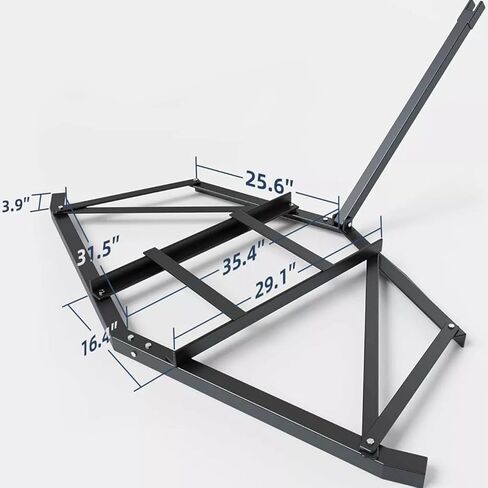 GAOMON Driveway Drag 66" Width, Driveway Drag Grader w/ 3 Sets Adjustable Bolts & 2 Reinforcement Bars, Tow Behind Drag Harrow with Pin-Style Hitch, Garden Lawn Tractor Driveway Grader for ATVs, UTV in Kuwait