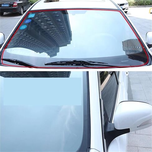 Auto Car Rubber Seal Strip Universal Car Window Roof Sealing Strips Noise Insulation Sealant Windshield Edge Sealing Car Styling(14mmX8meters) in Saudi Arabia