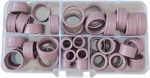 40 PCS تكييف هواء حلقة المطاط ختم ختم ، ختم O-RING لـ A/C (16pcs) in Saudi Arabia