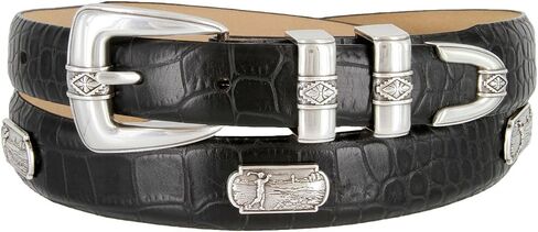 Summer_Genuine Full-Grain Cowhide Leather Belt with Golf Swing Medallions,1-1/8" wide in Saudi Arabia
