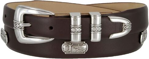 Summer_Genuine Full-Grain Cowhide Leather Belt with Golf Swing Medallions,1-1/8" wide in Saudi Arabia