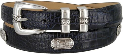 Summer_Genuine Full-Grain Cowhide Leather Belt with Golf Swing Medallions,1-1/8" wide in Saudi Arabia