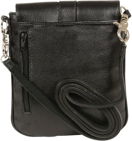Milwaukee Leather MP8805 Women's Black Small Leather Studded Shoulder Bag in Saudi Arabia