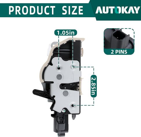 AUTOKAY JL3Z-1521813-D Front Left Side Door Lock Actuator with Power Locks Fits for Ford F-150 2015-2020 Ford F-250 F-350 F-450 F-550 Super Duty 2017-2022 RE#CK2Z-1521813-J HL3Z-1521813-D DLA1413 in Saudi Arabia