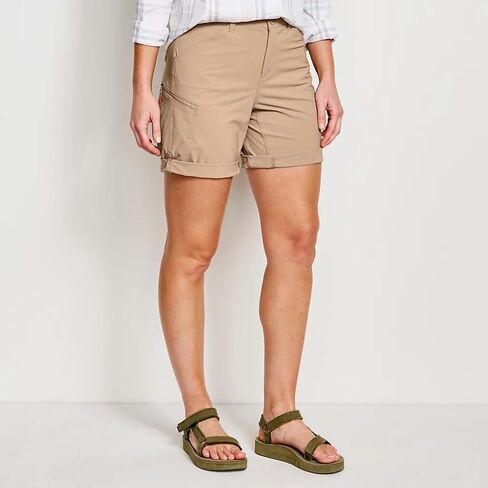 Orvis Women's Jackson Quick-Dry Convertible 8 "رياضي ، 9" صعود منتصف ، 50+ ، خفيفة الوزن ، تنفس ، 4 اتجاهين in Kuwait