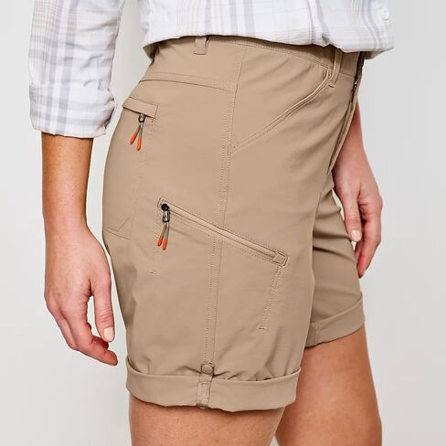 Orvis Women's Jackson Quick-Dry Convertible 8 "رياضي ، 9" صعود منتصف ، 50+ ، خفيفة الوزن ، تنفس ، 4 اتجاهين in Kuwait