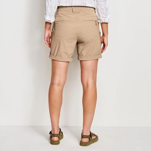 Orvis Women's Jackson Quick-Dry Convertible 8 "رياضي ، 9" صعود منتصف ، 50+ ، خفيفة الوزن ، تنفس ، 4 اتجاهين in Kuwait